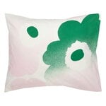 Marimekko Unikko Häivähdys pillowcase, 50 x 60 cm, off-white - pink - green