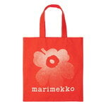 Marimekko Vankka Unikko tote bag, red - off-white