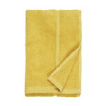 Hand towels & washcloths, Tiiliskivi guest towel, yellow - ochre, Yellow