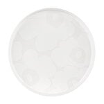 Lautaset, Oiva - Unikko lautanen, 20 cm, luonnonvalkoinen - valkoinen, Valkoinen
