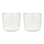 Cups & mugs, Oiva - Unikko coffee cup w/o handle, 2 pcs, off-white - white, White