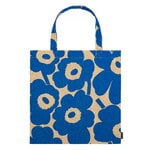 Bags, Pieni Unikko bag, brown - blue, Brown