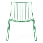 Massproductions Tio lounge chair, oilcloth green