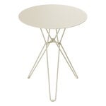 Patio tables, Tio table, 60 cm, high, ivory, White
