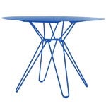Massproductions Tio dining table, 100 cm, overseas blue