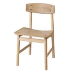 Dining chairs, Conscious 3162 chair, soaped oak - coffee waste light, Natural