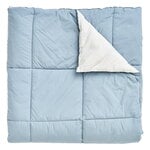 Bedspreads, Moona single bed cover, 160 x 260 cm, fog blue - steam, Blue