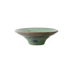 Triptych ceramic bowl, 22,5 cm, coral blue