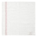 Cloth napkins, Cressida linen napkin, 45 x 45 cm, burnt sienna, White