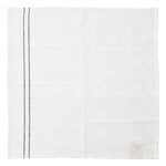 Cloth napkins, Cressida linen napkin, 45 x 45 cm, indigo, White