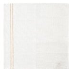 Cloth napkins, Cressida linen napkin, 45 x 45 cm, ochre, White