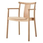 Merkur dining chair with armrest, oak