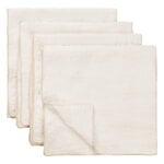 Tovaglioli di stoffa, Tovagliolo Merrow, 50 x 50 cm, set da 4, bianco, Bianco