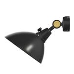 Midgard Modular 555 wall lamp, black - brass