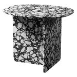 Side & end tables, Chap side table, Palladio Moro marble, Black & white