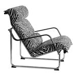 Armchairs & lounge chairs, Remmi lounge chair, chrome - Artek Zebra, Black & white