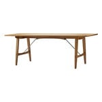 Tables de salle à manger, Table de salle à manger BM1160 Hunting, chêne huilé - acier, Naturel