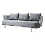 Outdoor sofas, Moments 3-seater sofa, grey, Gray