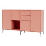 Sideboards & dressers, Couple sideboard, matt chrome legs -  151 Rhubarb, Pink