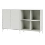 Cassettiere e credenze, Credenza Pair, gambe Snow - 09 Nordic, Grigio