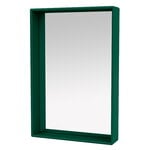 Bathroom mirrors, Shelfie mirror, 46,8 x 69,6 cm, 136 Pine, Green