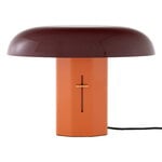 Table lamps, Montera JH42 table lamp, amber - ruby, Red