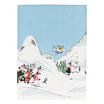 Moomin Arabia Moomin kitchen towel, 50 x 70 cm, Ski Jumping