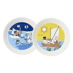 Moomin Arabia Moomin plate set, Bonfire & Sailing