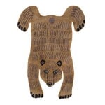 Bear rug, light brown
