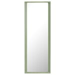 Wall mirrors, Arced mirror, 170 x 61 cm, light green, Purple