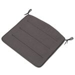 Muuto Linear Steel lounge armchair seat pad, dark grey