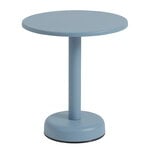 Tavoli da patio, Tavolino da salotto Linear Steel, 42 cm, blu pallido, Celeste