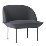 Muuto Oslo sillón lounge, Steelcut 180 gris oscuro