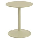 Tavoli da appoggio, Tavolino Soft, 41 cm, alto, verde beige, Verde