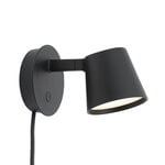 Muuto Tip wall lamp, black