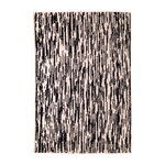 Nanimarquina Tappeto Doblecara 1, nero - bianco naturale