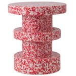 Stools, Bit stool, stack, red, Red