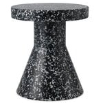 Pallar, Bit stool, cone, black - white, Svart och vit