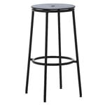 Bar stools & chairs, Circa bar stool, 75 cm, black steel - black oak, Black