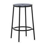 Bar stools & chairs, Circa bar stool, 65 cm, black steel - black aluminium, Black