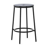 Bar stools & chairs, Circa bar stool, 65 cm, black steel - black oak, Black
