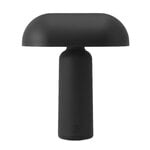 , Porta portable table lamp, black, Black