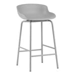 Bar stools & chairs, Hyg bar stool, 65 cm, grey, Gray