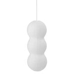 Pendant lamps, Puff  Multitude lamp shade, white, White