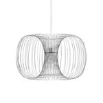 Pendant lamps, Coil pendant, 76 cm, stainless steel, Silver