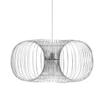 Pendant lamps, Coil pendant, 90 cm, stainless steel, Silver