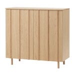 Cabinets, Rib cabinet, 98,5 cm, oak, Natural