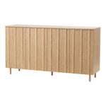Sideboards & dressers, Rib sideboard, 159 cm, oak, Natural