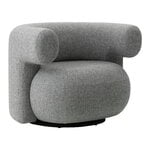 Armchairs & lounge chairs, Burra lounge chair, swivel, Hallingdal 0110, Grey