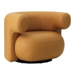 Armchairs & lounge chairs, Burra lounge chair, swivel, Ultra leather camel, Brown